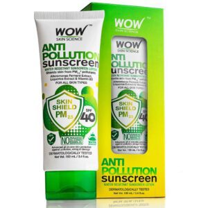 WOW Skin Science Anti-Pollution Sunscreen SPF 40 